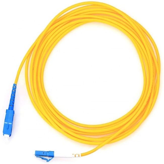 LC/UPC to SC/UPC Duplex OS2 Single-mode Patch Cable, 2m